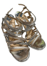 JIMMY CHOO GLITTER SANDALS 37