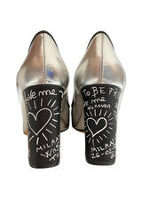 DOLCE&GABBANA METALLIC TOE PUMPS 39