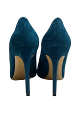 FERRAGAMO SUEDE VARA PUMPS 38