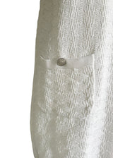 CHANEL WHITE DRESS 36