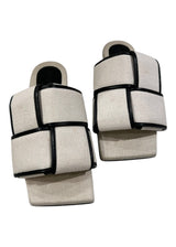 BOTTEGA VENETA PATCH SLIDE FLATS 37.5