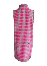 CHANEL TWEED PINK DRESS RUNWAY 42