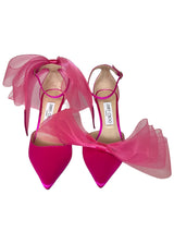 JIMMY CHOO ANKLE STRAP 38.5