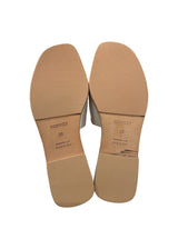HERMES WHITE LEATHER VILLA SANDALS 36