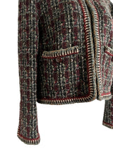 CHANEL TWEED JACKET 44