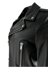 SAINT LAURENT BIKER LAMBSKIN JACKET 42