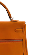 HERMES KELLY LAKIS 35 ORANGE SWIFT
