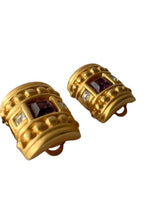 GIVENCHY VINTAGE WITH GRIPOIX EARRINGS