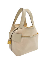 HERMES SAC PICOTIN 18 POKETS TOILE GOELAND VEAU SWIFT