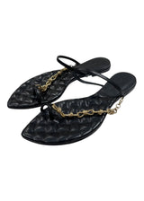 BOTTEGA VENETA LEAF FLAT SANDALS 37