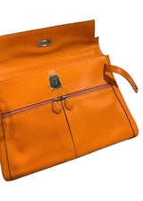 HERMES KELLY LAKIS 35 ORANGE SWIFT