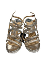 JIMMY CHOO GLITTER SANDALS 37