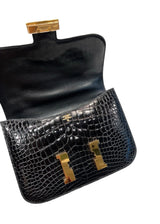HERMES CONSTANCE 23 CROCODILE NOIR
