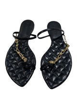 BOTTEGA VENETA LEAF FLAT SANDALS 37
