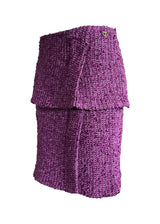 CHANEL PURPLE TWEED SET