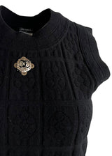 CHANEL BLACK DRESS 36