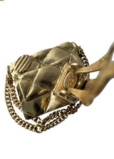 CHANEL FLAP BAG VINTAGE EARRINGS