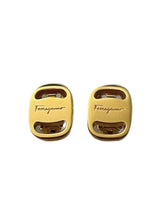 FERRAGAMO VINTAGE SET EARRINGS AND BRACELET