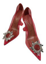 AMINA MUADDI BEGUM GLASS SLINGBACK PUMP 38