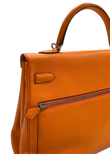 HERMES KELLY LAKIS 35 ORANGE SWIFT