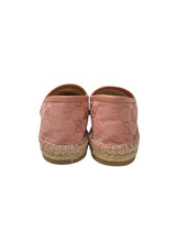 GUCCI PINK MONOGRAM ESPADRILLES 37