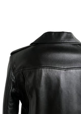 SAINT LAURENT BIKER LAMBSKIN JACKET 42