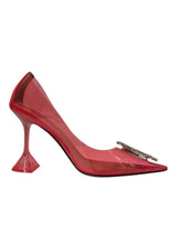 AMINA MUADDI BEGUM GLASS SLINGBACK PUMP 38