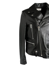 SAINT LAURENT BIKER LAMBSKIN JACKET 42