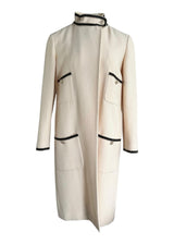 CHANEL HIGH NECK LONG JACKET 40