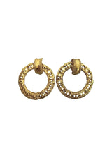 CHANEL CC VINTAGE EARRINGS