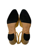 CHANEL TWOTONE LEATHER SLINGBACK 39.5