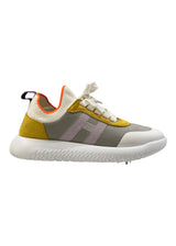 HERMES MULTICOLOR SUEDE SNEAKER 36