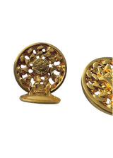 CELINE LOGO VINTAGE EARRINGS