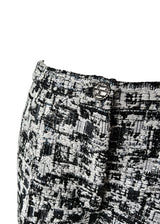 CHANEL BLACK WHITE TWEED SET
