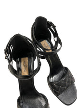 VALENTINO ROCKSTUD ANKLE STRAP SANDAL 37.5