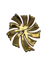 TRIFARI VINTAGE FAN-SHAPED BROOCH