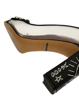 DOLCE&GABBANA METALLIC TOE PUMPS 39