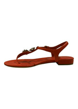CHANEL RED SANDALS 36