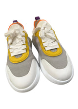 HERMES MULTICOLOR SUEDE SNEAKER 36