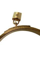 VINTAGE HERMES KELLY LOCK BANGLE
