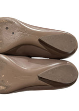 FERRAGAMO BOW LEATHER FLATS 38