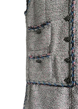CHANEL TWEED DRESS RUNWAY 42