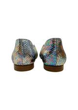 CHRISTIAN LOUBOUTIN METALLIC FLATS 37.5