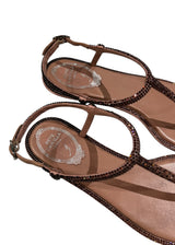 RENE CAOVILLA SANDAL WITH CRYSTALS 36