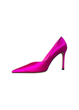 JIMMY CHOO CASS SATIN AND PVC PUMPS 37