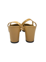 CHANEL TWOTONE LEATHER SLINGBACK 39.5