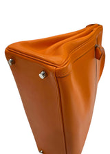 HERMES KELLY LAKIS 35 ORANGE SWIFT
