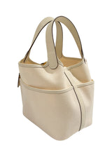 HERMES SAC PICOTIN 18 POKETS TOILE GOELAND VEAU SWIFT