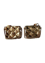 CHANEL FLAP BAG VINTAGE EARRINGS