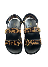 GUCCI LEOPARD DAD SANDALS 37.5